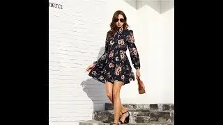 Прекрасное женское платье с  Aliexpress