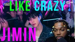 BLACK AMERICAN REACTION - '1위/4K' 지민 (Jimin) - Like Crazy #엠카운트다운 EP.790 | Mnet 230330 방송