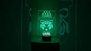 Lámpara Led de Escudo de Tigres