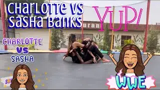 Sasha banks VS Charlotte flair | WWE |karishmawithwwe