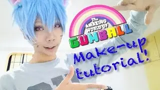 Gumball Watterson cosplay make-up tutorial