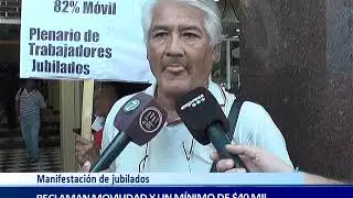 Manifestación de jubilados
