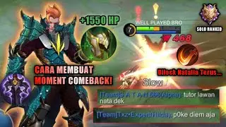 CLAUDE GUARDIAN HELMET? DARI YG AWALNYA KEBANTAI! DILOCK NATALIA TERUS! | TOP GLOBAL CLAUDE - MLBB