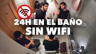 ⏰24H ENCERRADO en el BAÑO SIN WIFI