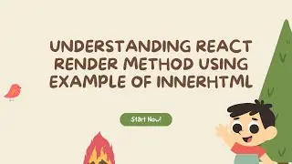 Understanding render method in react js using example of innerHTML