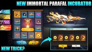 I GOT NEW PARAFALL INCUBETOR GUN SKIN #freefire #incubator #gun #skin