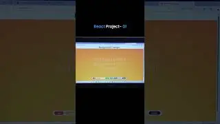 React Project 01 Background Color Changer using React 🚀