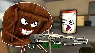Hunter Blends In as a Prop! - Garry's Mod Prop Hunt Gameplay