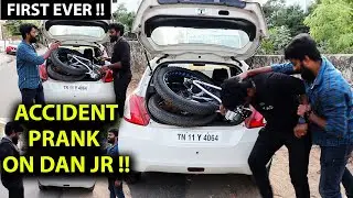 Broken Cycle!! Prank on DAN JR | Unboxing 🔥White Monster🔥 Fat Tyre Cycle