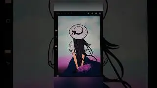 Beautiful girl with flowers🪻 #subscribe #short #drawing #viral