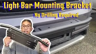 How to install Nilight light bar mount license plate bracket