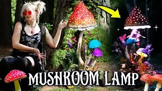 I MADE THE MUSHROOM LAMP 🍄✨