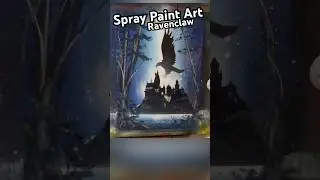 If you found this one first is this your hogwarts house? #spraypaintart #shorts #harrypotter
