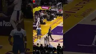 LeBron James made little girl sitting court side heart melt 😢💛💜