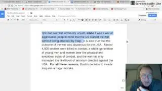 Analyzing a Complex Argument (1)