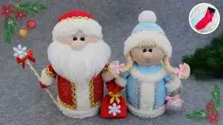 🎅 Ded Moroz and Snegurochka DIY 🎄❄️