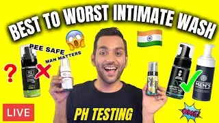 BEST TO WORST INTIMATE WASH IN INDIA | Best Intimate Wash for Men |HOW TO STOP SWEATY & STINKY BALLS