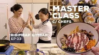 Cozinhar Comida Coreana c/ Chefs: Gimbap, Bibimbap e mais receitas