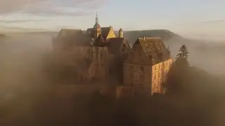 Medieval Castle in the Mist