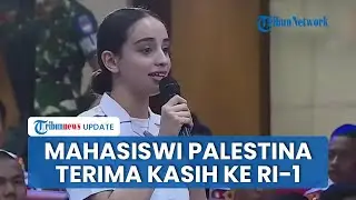 Fasih Bahasa Indonesia, Mahasiswi Asal Palestina Berterima Kasih ke Prabowo Bisa Kuliah di Unhan