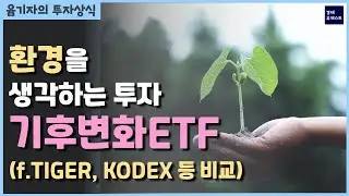 국내 상장한 기후변화솔루션 ETF 6개 비교ㅣTIGER, KODEX, HANARO, KBSTAR, SOL, 타임폴리오