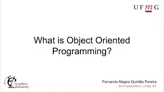What is Object-Oriented Programming