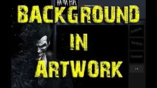 Steam background as artwork Fast and Easy