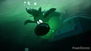 bunnicula underwater scene darkened and contrast