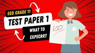 EGD Paper 1. What to expect for the exam. Civil test paper explained.