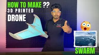 3D Printed Drone with Swarming Capability Part-1 😱