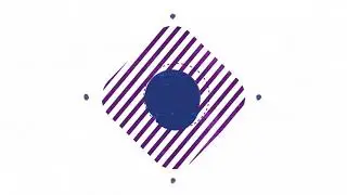After Effects geometric texture logo animation intro template (no software needed)
