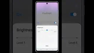 Samsung Flashlight Hidden Feature #shorts #short #youtubeshorts