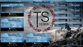 Speedart - Twitch layout for MariusKulsli