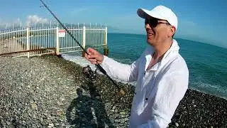 Черное море, первый рыболовный опыт
