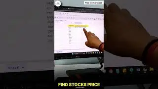 Find Stocks Price In Google Sheets 🫨. . . 