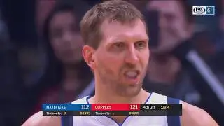 Dirk Nowitzki was given STANDING OVATION After Doc Rivers Stops The Game vs clippers | 25 feb 2019