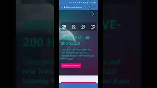 200$ HELLO TOKEN FREE ON TRUST WALLET INSTANT RECEIVE!!  LIVE CLIAM AIRDROP !!