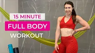 Full Body Workout No Equipment | 15 minute hiit workout | Full Bodyweight Workout
