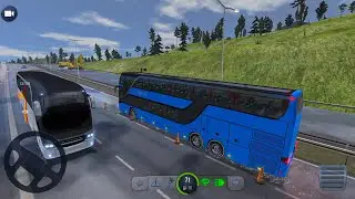 Bus Simulator Ultimate | Construction 🚧🚨⚠️ | Setra | Zuuks | Mobile Gameplay | Heavy DriveR