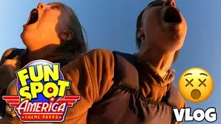 Riding the World’s TALLEST Skycoaster?! Fun Spot America - Kissimmee, Florida | VLOG [2024]