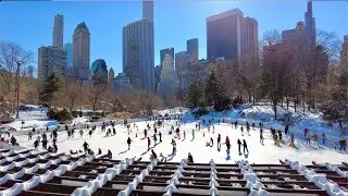 Day After Heavy Snowfall In Midtown And Central Park NYC  2022
