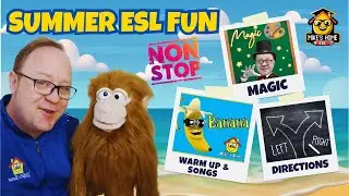 Non-Stop ESL Fun for Summer! | Magic, Puppets, Songs & AI Projects #2