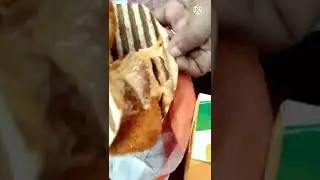 #shorts |#chickenvolcano #doublepattychickenburger #cheesyfries #fries #burgerking #burger #volcano