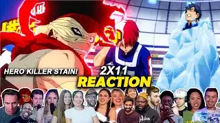 Iida Vs Todoroki❄️The Hero Killer Appears!😱My hero Academia Episode 2x11 Reaction Mashup