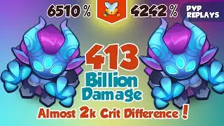 Demon Hunter + Witch = 412 Billion | Almost 2k Crit Difference | PVP Rush Royale