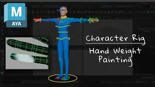 Character Rig - handWeightPaints