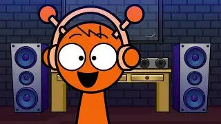 ORANGE OREN Built A SECRET GAMING ROOM! Incredibox Sprunki Animation
