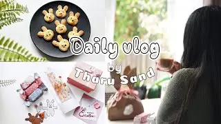 ඔයාලත් මේ විදියට තෑගි දීලා බලන්න🎁✨ | Cute Gift wrapping | Baking Butter Cookies🐰