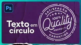 Como fazer texto em CÍRCULO ou CURVADO no Photoshop