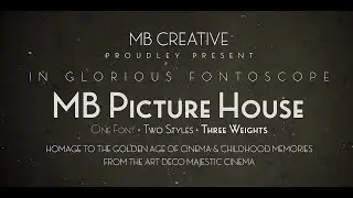 MB Picture House | Vintage Movie Magic Unleashed Through Typography